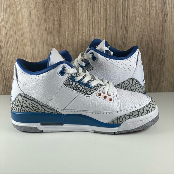 Nike Air Jordan 3 Retro Washington Wizards DM0967-148 GS Size 7Y Wmns Size 8.5 - Picture 6 of 11